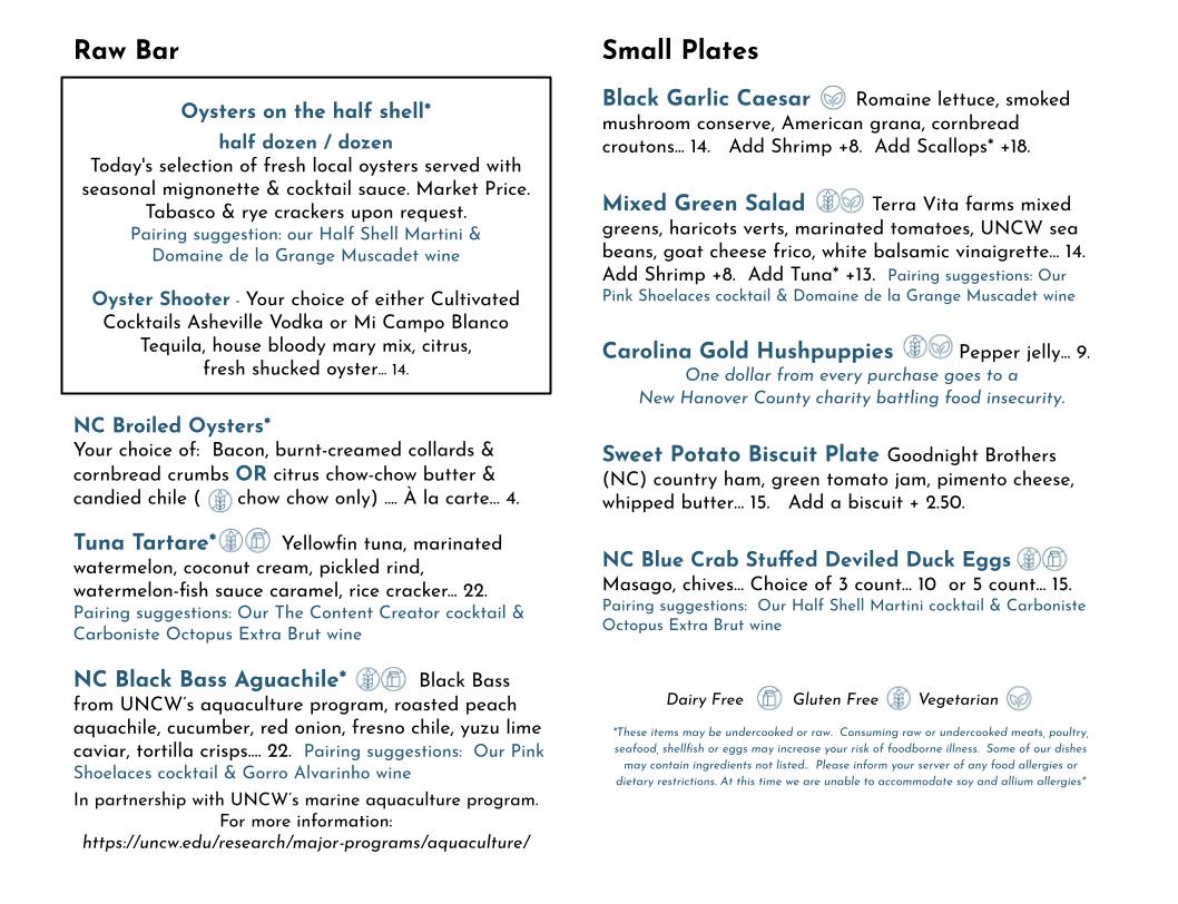 Raw Bar & Small Plates